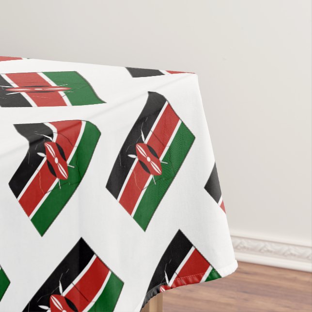 Toalha De Mesa Bandeira do Quénia (Posição Original)