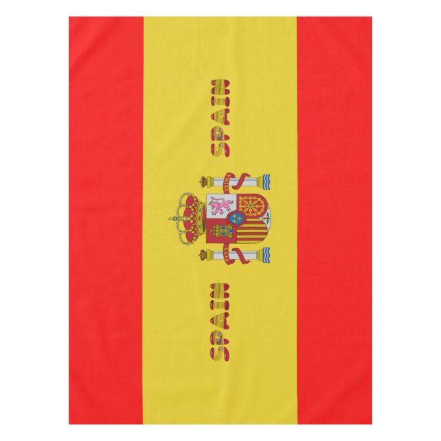 Toalha De Mesa bandeira espanhola (Frente)