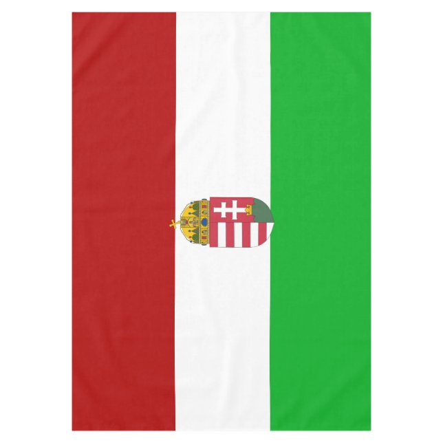 Toalha De Mesa Bandeira húngara (Frente)