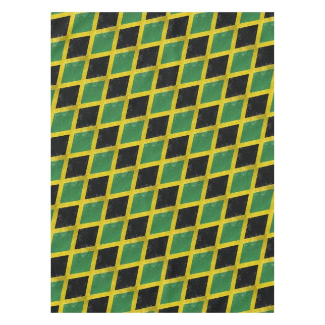 Toalha De Mesa Bandeira jamaicana (Frente)