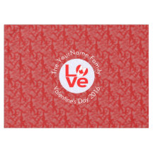 Bandeira Personalizada LOVE Vermelho Canadense
