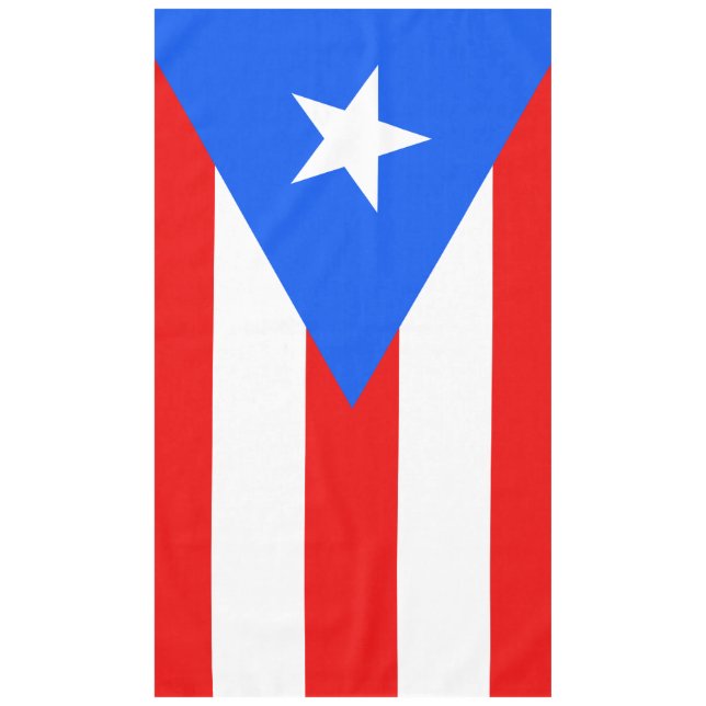 Toalha De Mesa Bandeira Porto Rico (Frente)