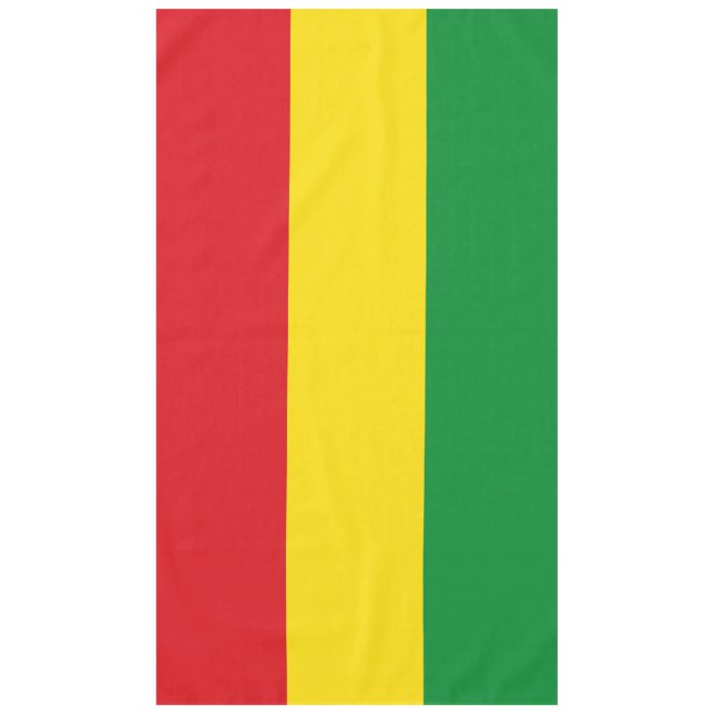 Toalha De Mesa Bandeira Rastafarian Rasta Etiópia (Frente)