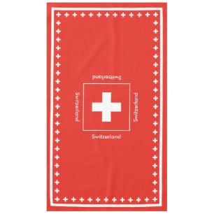Toalha De Mesa Bandeira suíça - bandeira da suiça