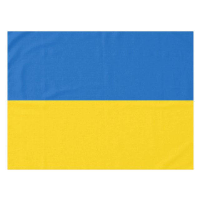 Toalha De Mesa Bandeira Ucraniana Tablecloth (Frente (Horizontal))