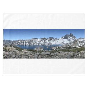Toalha De Mesa Banner Peak sobre o Lago Garnet - Sierra Nevada
