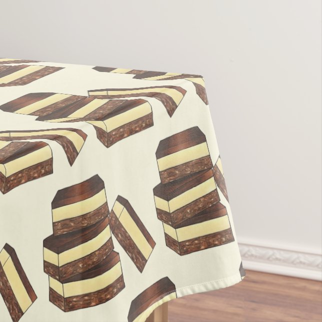 Toalha De Mesa Bares canadenses Nanaimo Canadá Comida britânica C (Posição Original)