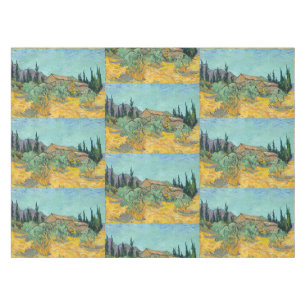 Toalha De Mesa Barracões de Madeira de Van Gogh Arte de Paisagem 