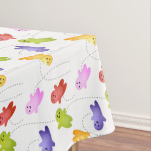 Toalha De Mesa Bebês bonitos de geleia doce desenho animado