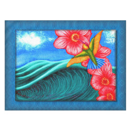 Toalha De Mesa Beija-flor Oceano