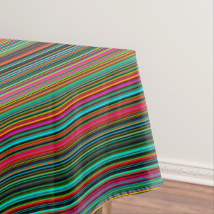 Toalha De Mesa Belo padrão colorido de distribuição multicolor