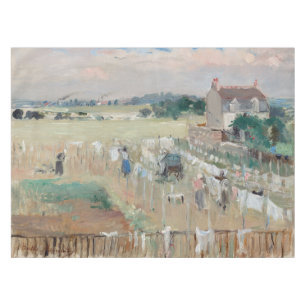 Toalha De Mesa Berthe Morisot - Prendendo a roupa seca para secar