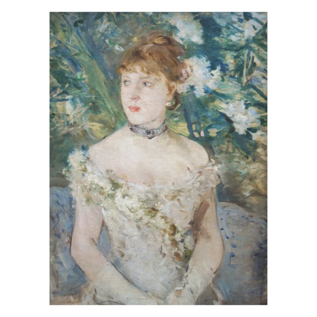 Toalha De Mesa Berthe Morisot - Rapariga pequena em um palhaço (Frente)