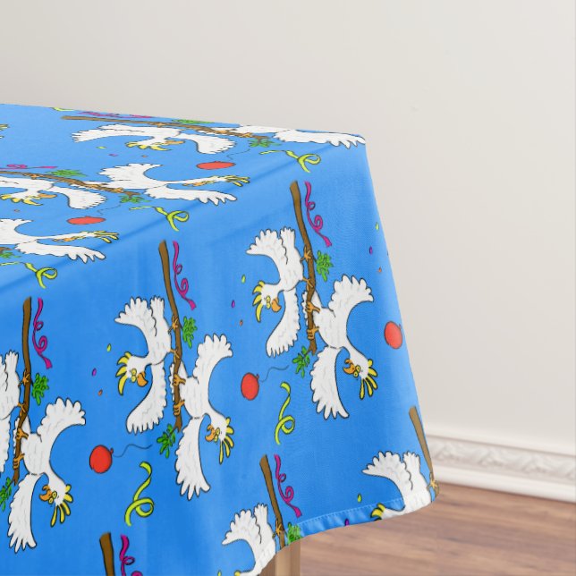 Toalha De Mesa Bicatuta de pássaros engraçados (Posição Original)