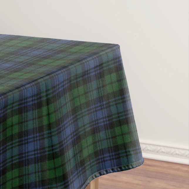 Toalha De Mesa Black Watch Antigo Tartan Escocês (Posição Original)