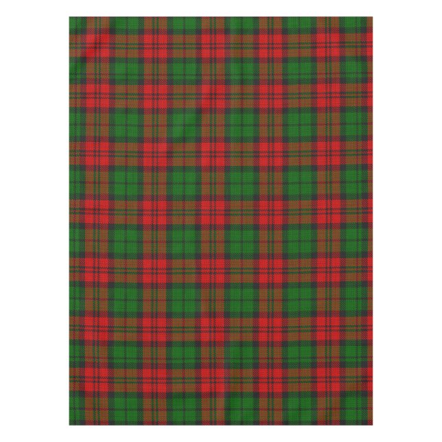 Toalha De Mesa Blackwatch Campbell Tartan Red Green Xadrez (Frente)
