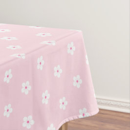 Toalha De Mesa Blossomas de Cereja Branca a Rosa