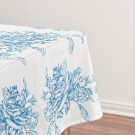 Toalha De Mesa Blue French Toile Pattern