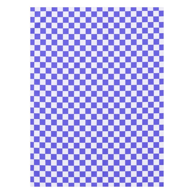 Toalha De Mesa Blueberry cream checkered pattern (Frente)