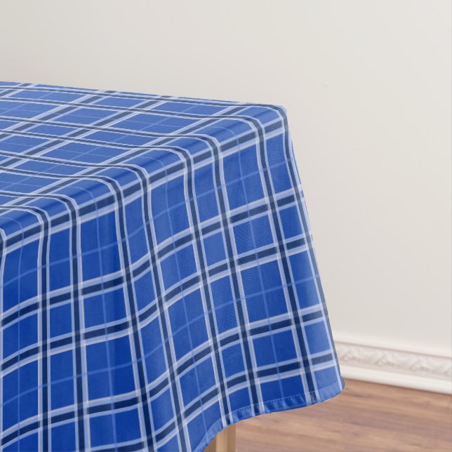 Toalha De Mesa Blues Tartan (Posição Original)