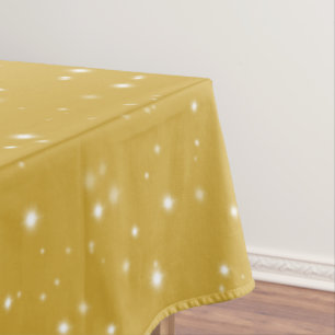 Toalha De Mesa Boho Dourado Starlight