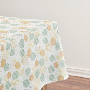 Toalha De Mesa Boho Green e Dourado Natal