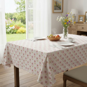 Toalha De Mesa Boho Ucraniano Cross Stitch Floral
