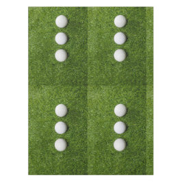 Toalha De Mesa Bolas de golfe estão em grama verde
