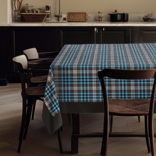 Toalha De Mesa Bold Tartan Tablecloth - Presente para sua Caverna (Bold Tartan Tablecloth – Gift for His Man Cave)