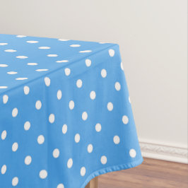 Toalha De Mesa Bolinha Azul