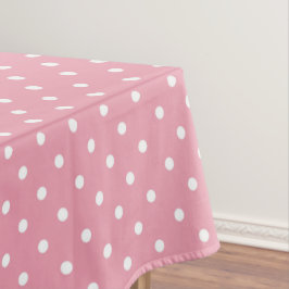 Toalha De Mesa Bolinha Rosa