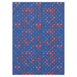 Toalha De Mesa Bolinhas 01A.Red Dblue BG