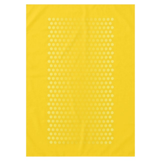 Toalha De Mesa Bolinhas gradientes amarelo + suas ideias (Frente)