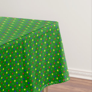 Toalha De Mesa BOLINHAS PRINCIPAIS VERDE-52x70 TABLECLOTH