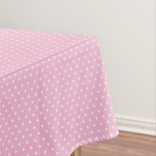 Toalha De Mesa Bolinhas rosa