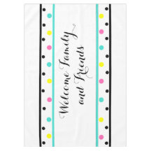 Bolinhas Turquoise de Amigos de Boas-Vindas