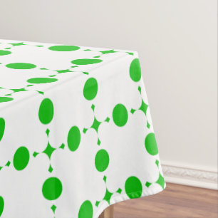Toalha De Mesa Bolinhas verdes, padrão de Bolinhas, pontos, ponto