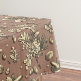 Toalha De Mesa Bolotas de Oak Marrom, Vintage, Elegante