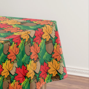 Toalha De Mesa Bolotas e folhas III