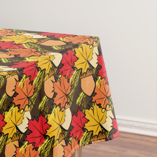 Toalha De Mesa Bolotas e folhas IV (Posição Original)