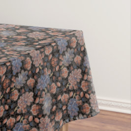 Toalha De Mesa Bolotas e Oak deixam azul castanho preto no fim do