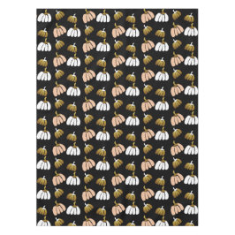 Toalha De Mesa Bombas Estilizadas a Preto, Esbranquiçado, Branco