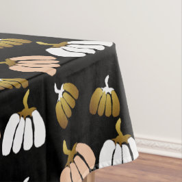 Toalha De Mesa Bombas Estilizadas a Preto, Esbranquiçado, Branco