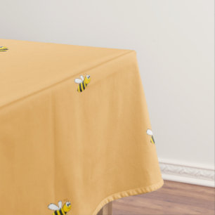 Toalha De Mesa Bombus spp. cor de laranja amarelo engraçado
