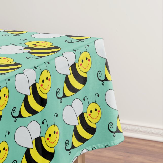 Toalha De Mesa Bonito Bumble a abelha (Posição Original)