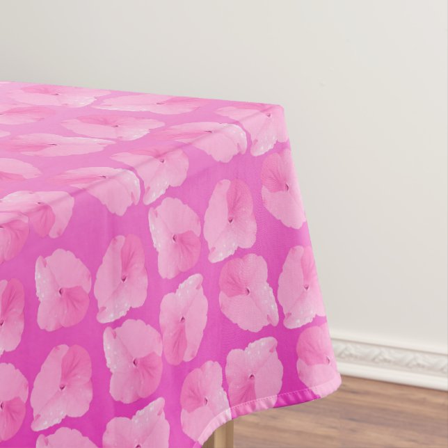 Toalha De Mesa Bonito em Petais Rosa (Posição Original)