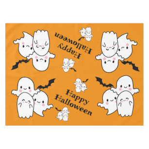 Toalha De Mesa Bonito Halloween Fantasmas Personalizam
