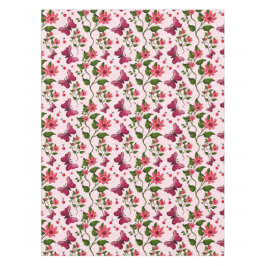 Toalha De Mesa Borboleta Floral Midnight Bloom 