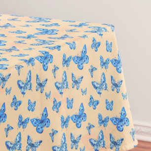 Toalha De Mesa Borboletas Azuis de Chinoiserie Escamoteiam a Cost