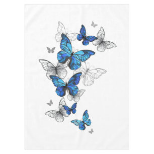 Toalha De Mesa Borboletas Azuis Morpho